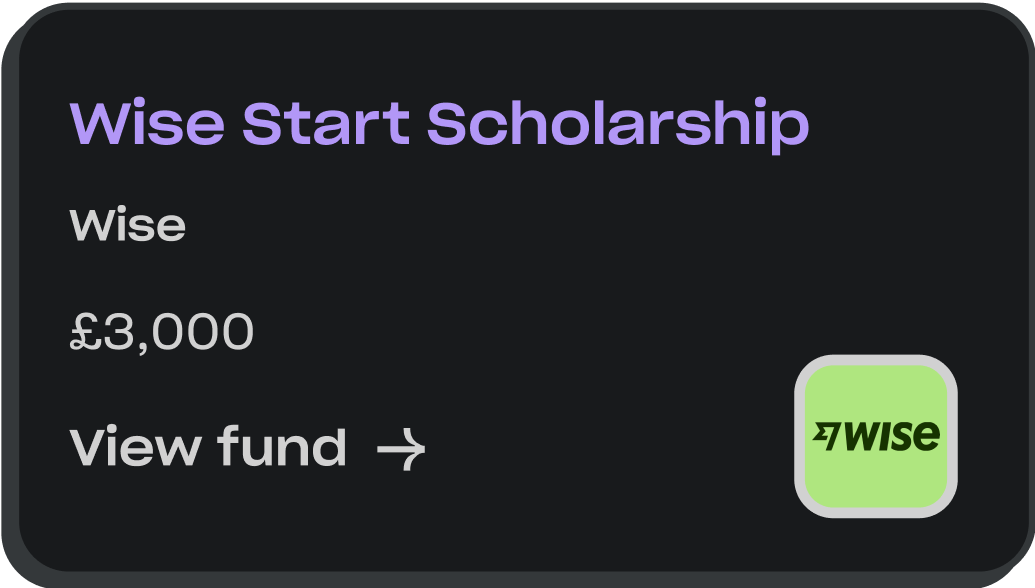 Scholarship card floating