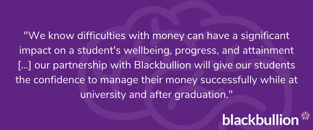 Kate Waugh, Deputy Director of Student Affairs at Birmingham City University on their partnership with Blackbullion